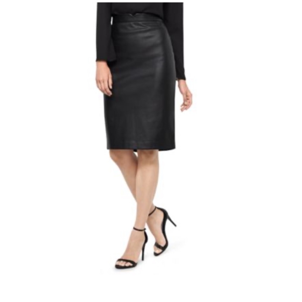 The Limited - Faux leather skirt